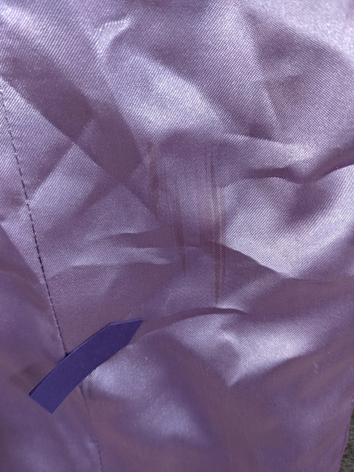 Handmade Maxi Dress Women Small Purple White Beaded Lace Bodice Thigh Slit Prom