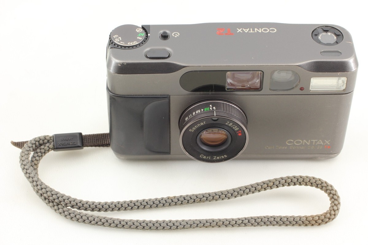 As-Is ] Contax T2 Titan Black 35mm Point & Shoot Film Camera