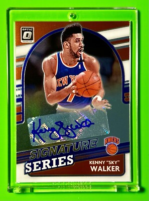 直筆サイン JUNSKY WALKER TOUR 92-93 STARBLUE KENNY SKY WALKER NEW YORK KNICKS LEGEND SIGNATURE SERIES