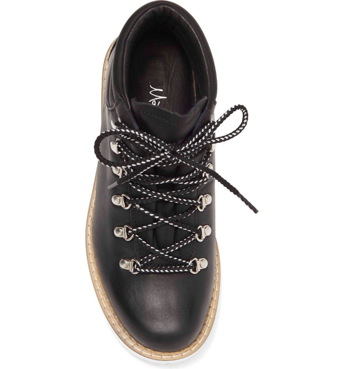 La Montelliana 1965 Margherita Womens Leather Ankle Boots Black