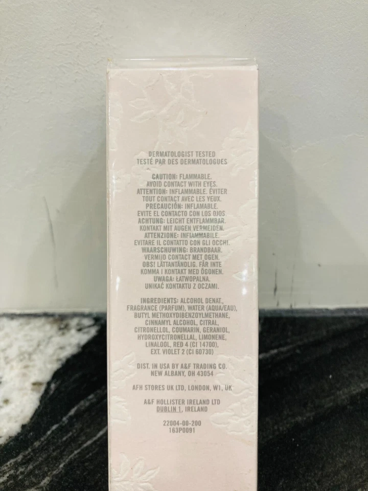 Abercrombie & Fitch Blushed 1.7 液量盎司 50 毫升女士淡香水喷雾罕见 — 第 2/4 张图片