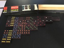 Vintage Double Six Dominos Set 623-C