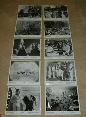 ALIEN Original 1979 B&W Complete Set 10 Lobby / Publicity Still Photos Set 