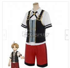 Mushoku Tensei: Jobless Reincarnation Rudeus Greyrat C Summer Suit Cosplay Costu