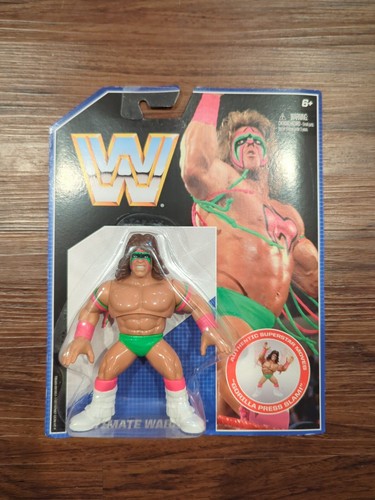 NEW WWE Ultimate Warrior Figure Mattel Retro Hasbr...