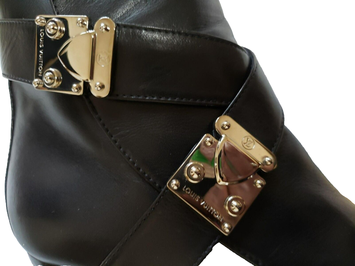 LOUIS VUITTON S-Lock Ankle Boots Size: US 8 | IT 39 | eBay