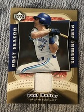2005 Upper Deck Classics Post Season Performers Relics Paul Molitor #PP-PM HOF