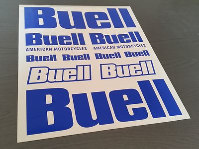 +++ BUELL  Aufkleber 10-teilig Sticker Set +++