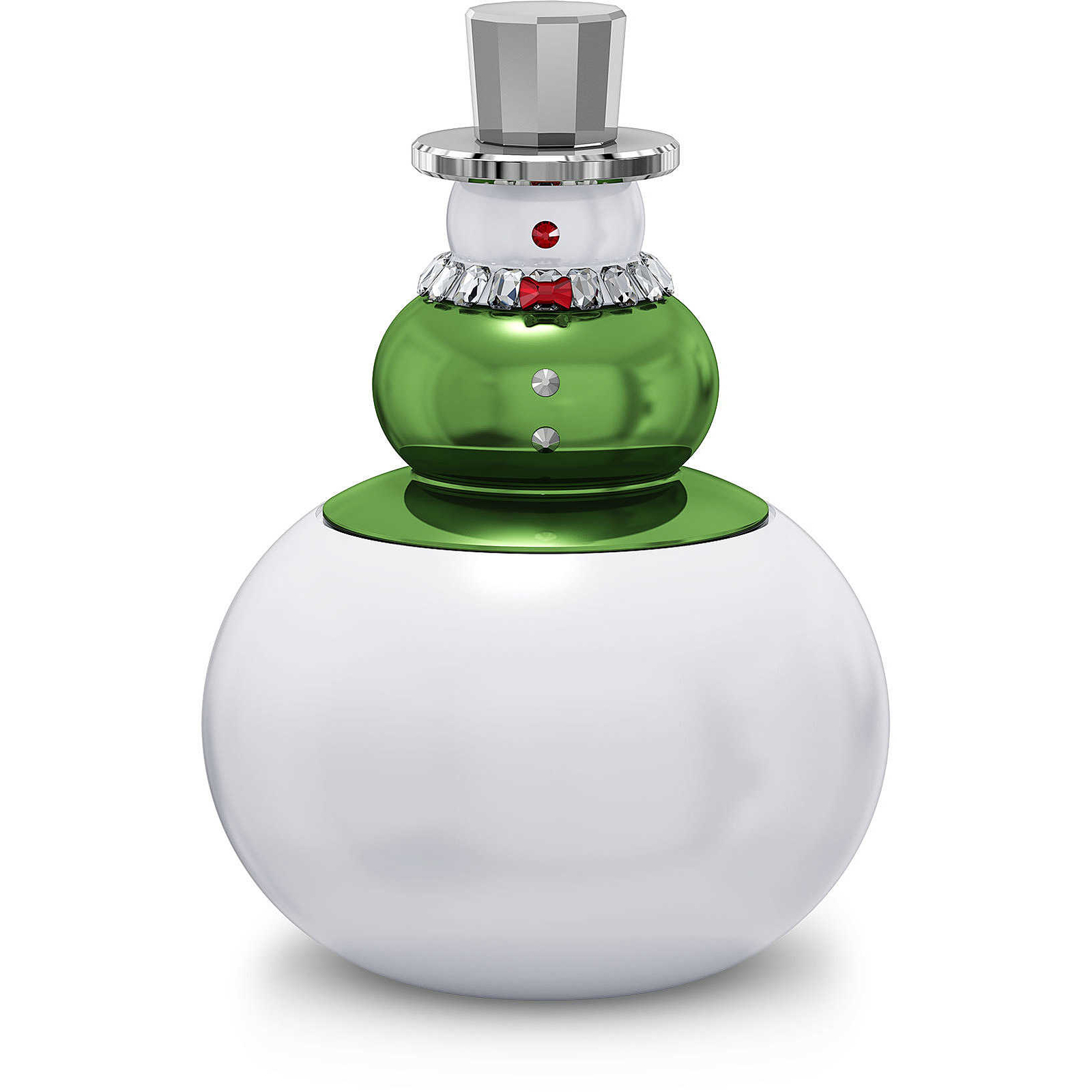 Хрустальная конфетница Swarovski Holiday Cheer Snowman Зеленая 5610000 10490₽