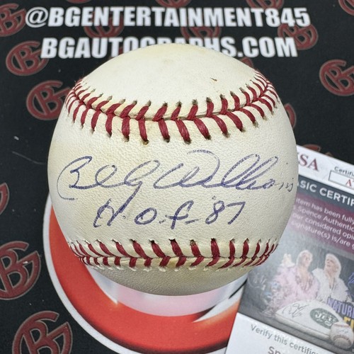 Billy Williams Autographed ONLB Chicago Cubs HOF 87 Signed JSA - Picture 2 of 4