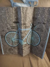 2011 Bicycle Road Bike Reusable Shopping Bag Marshalls Eco Friendly Tote Bag