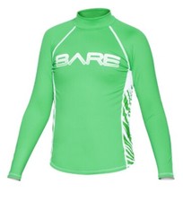 Bare Youth Green LONG Sleeve Sunguard Kids Rash Guard 50 SPF UV 2yrs Surf Swim