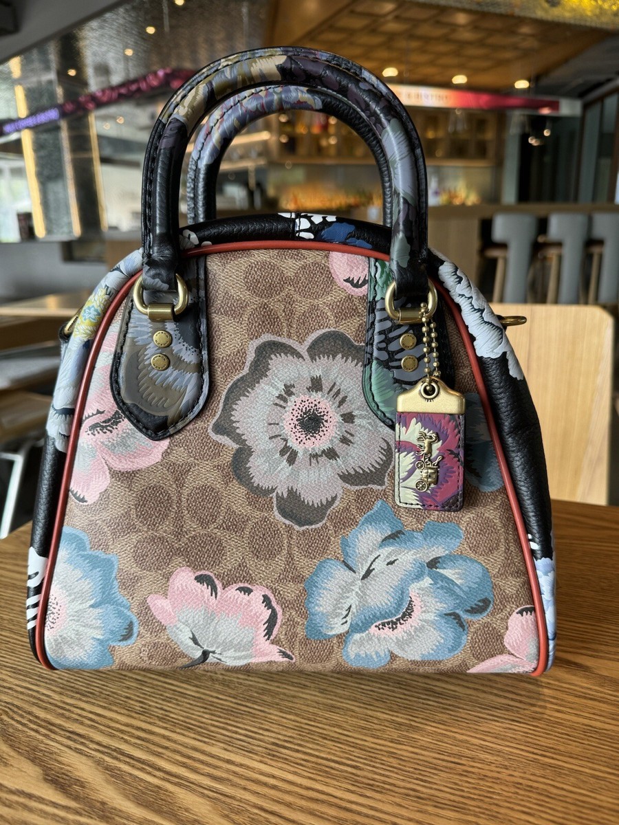 Coach X Kaffe Fassett Marlwigh satchel Crossbody Leather Coach X Kaffe Fassett Marlwigh satchel Crossbody Leather