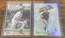 Frank Thomas Randy Johnson 2000 Topps Century’s Best Own The Game Lot (2) RL01