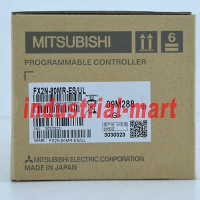 1PC New MITSUBISHI IN BOX Melsec PLC FX2N-80MR-ES/UL One year warranty
