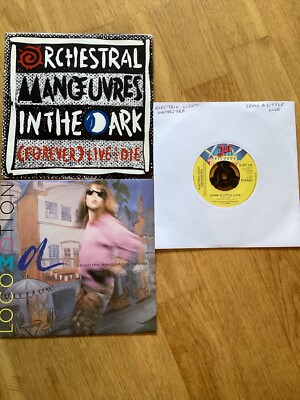 3 x OMD 7'' Singles Locomotion, Shine A Little Love, Live And Die Virgin Records