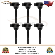 6 Ignition coils For 1998 1999-2001 Isuzu Rodeo Trooper VehiCROSS 3.5L 3.2L