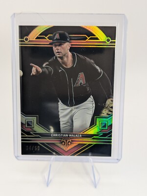 2024 Topps Triple Threads Christian Walker Black 34/50 ARZ Diamondbacks