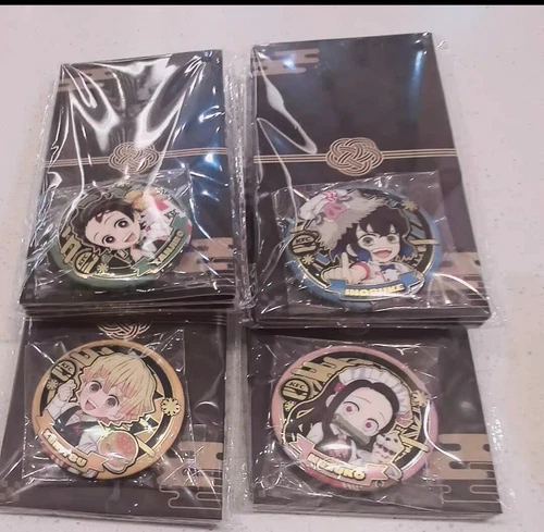 Juego completo de tarjetas de insignia de personaje KFC Demon Slayer 2024 Kimetsu No Yaiba - Imagen 13 de 27