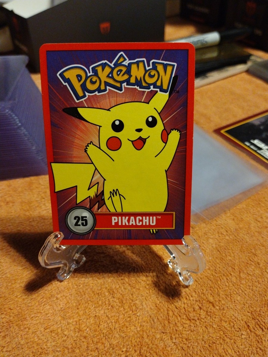 Pikachu #25 Pokmon Rolls Promo Nintendo Pikachu #25 Pokmon Rolls Promo Nintendo