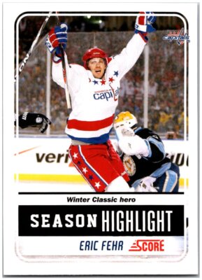 2011-12 Score #11 Eric Fehr - Season Highlight FREE SHIPPING!