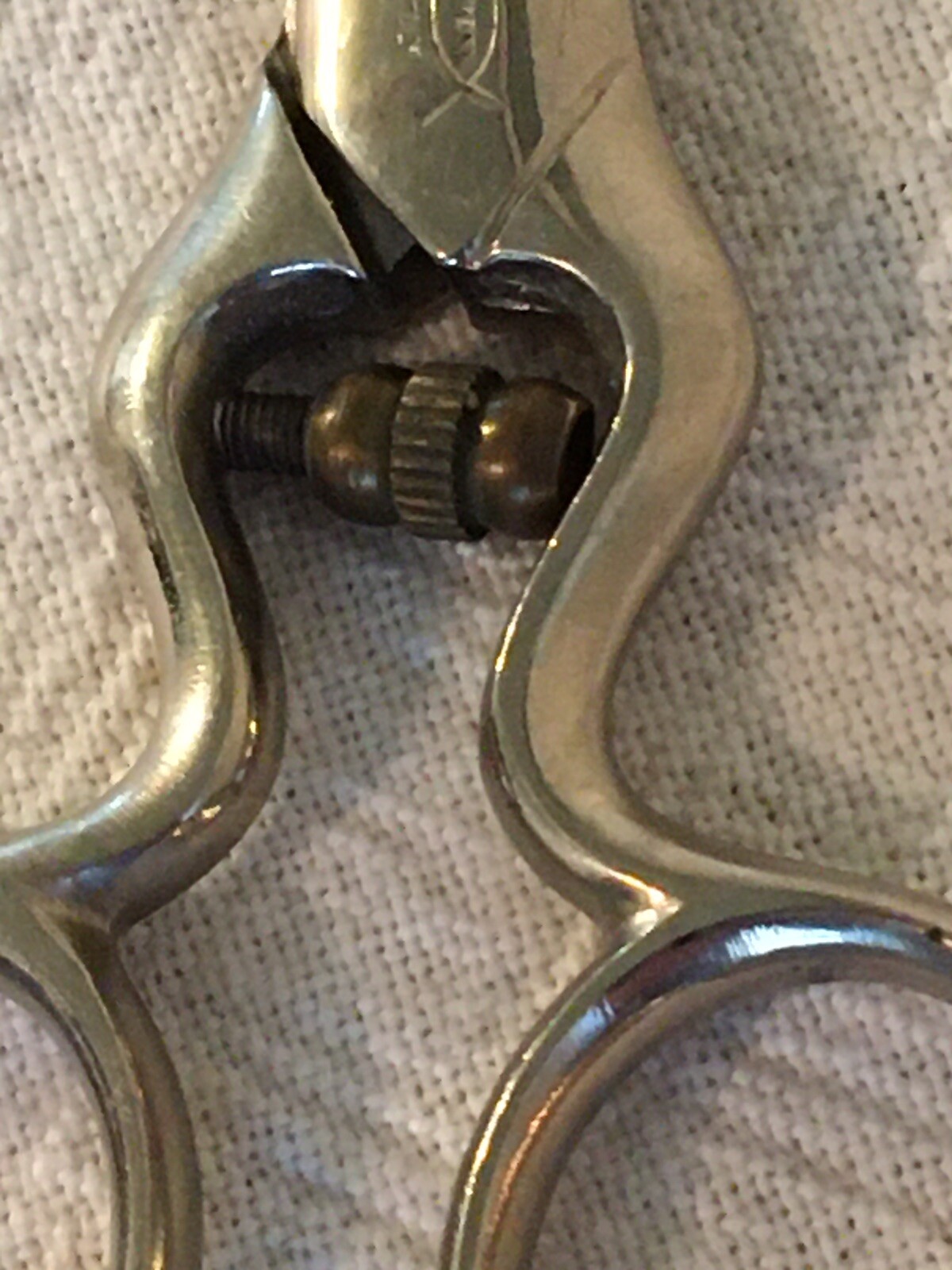Vintage Sammann ITALY Button Hole Scissors 4.5” ADJUSTABLE eBay
