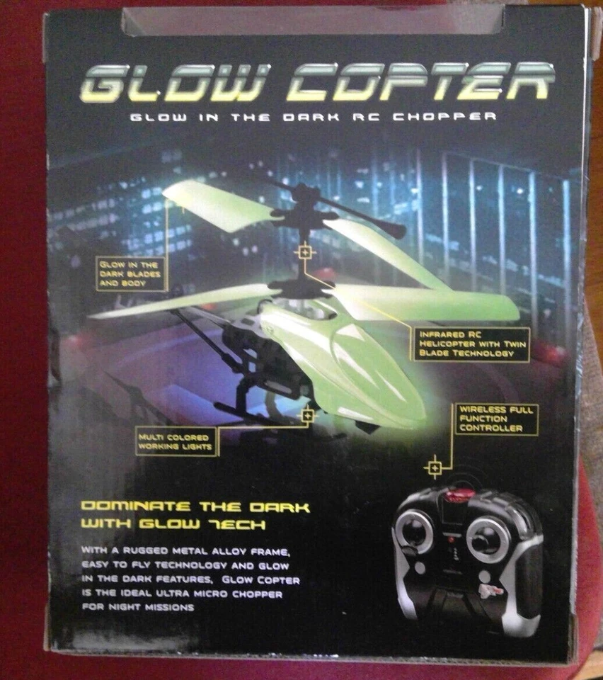 Glow Copper- Glow in the Dark RC Chopper - Image 2 of 2