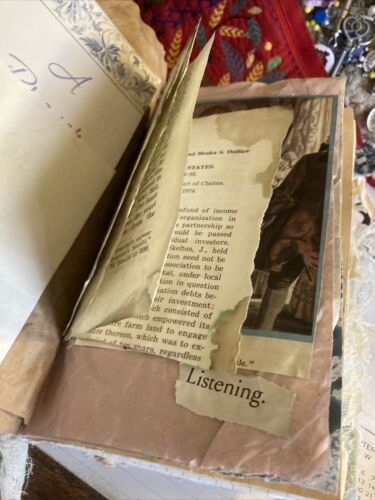 Junk Journal Primitive, Victorian Lady, Grungy Tea Towel -HOLIDAY SPECIAL! - Picture 15 of 24