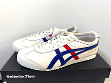 Onitsuka Tiger MEXICO 66 1183B511 100 WHITE DARK BLUE Unisex Size