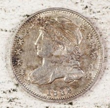 1832 Capped	Bust Dime	XF - AU	#524
