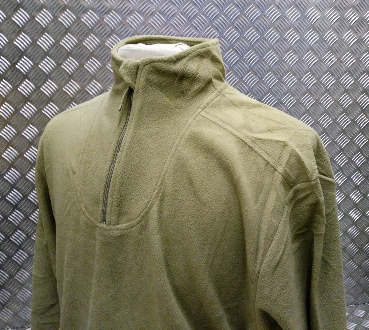 Army Fleece Top PCS Thermal Undershirt British Light Green Colour Assorted