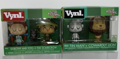 Funko Vynl Wizard of Oz Dorothy, Toto & The Scarecrow + Tin Man & Cowardly Lion