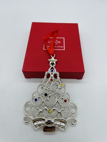Ornement Père Noël Lenox Golden Scroll – 4,25 Pouces – Neuf Dans Sa Boîte