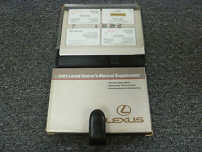 2005 Lexus ES330 Owner Operator Manual User Guide Book 3.3L V6 | eBay