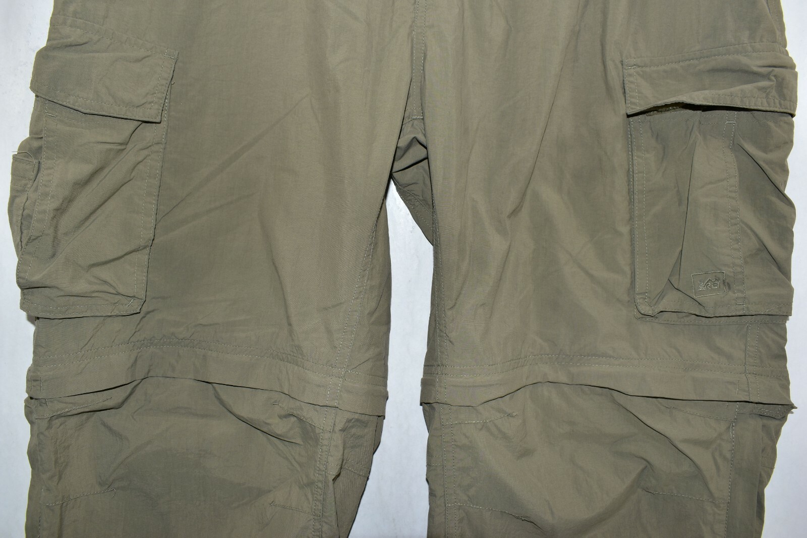 REI Convertible Hiking Cargo Nylon Pants Mens Size XL… Gem