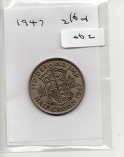 GB - Coin  (C062)  George V1 - 1947  - half crown