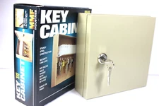 MMF Industries USA Steel Key Cabinet Lockbox Holds 10 Keys NIB - Office or Home