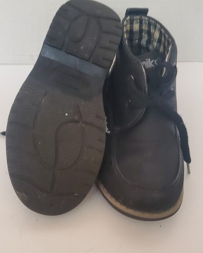 Akademiks Black Boots Size 10 Boys Plaid inside - Picture 5 of 7