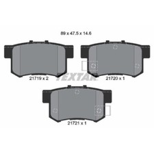 Bremsbelagsatz, Scheibenbremse TEXTAR 2171901 Q+ für HONDA ISUZU MG NISSAN ROVER