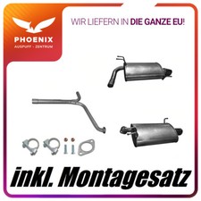 für Honda Accord VII 2.4 (03-08) Stufenheck Auspuffanlage Rohr+Endlschalldämpfer