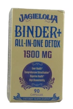 Jagielolia All-in-One Detox Binder Supplement 1500 MG High Bioavailability 90 Ca