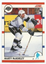 MARTY MCSORLEY 1990-91 SCORE BILINGUAL CARD NM-MT+ CONDITION