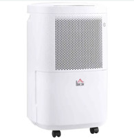 HOMCOM 10L/Day 2.2L Portable Dehumidifier With Wifi Smart App Control 42-3-12