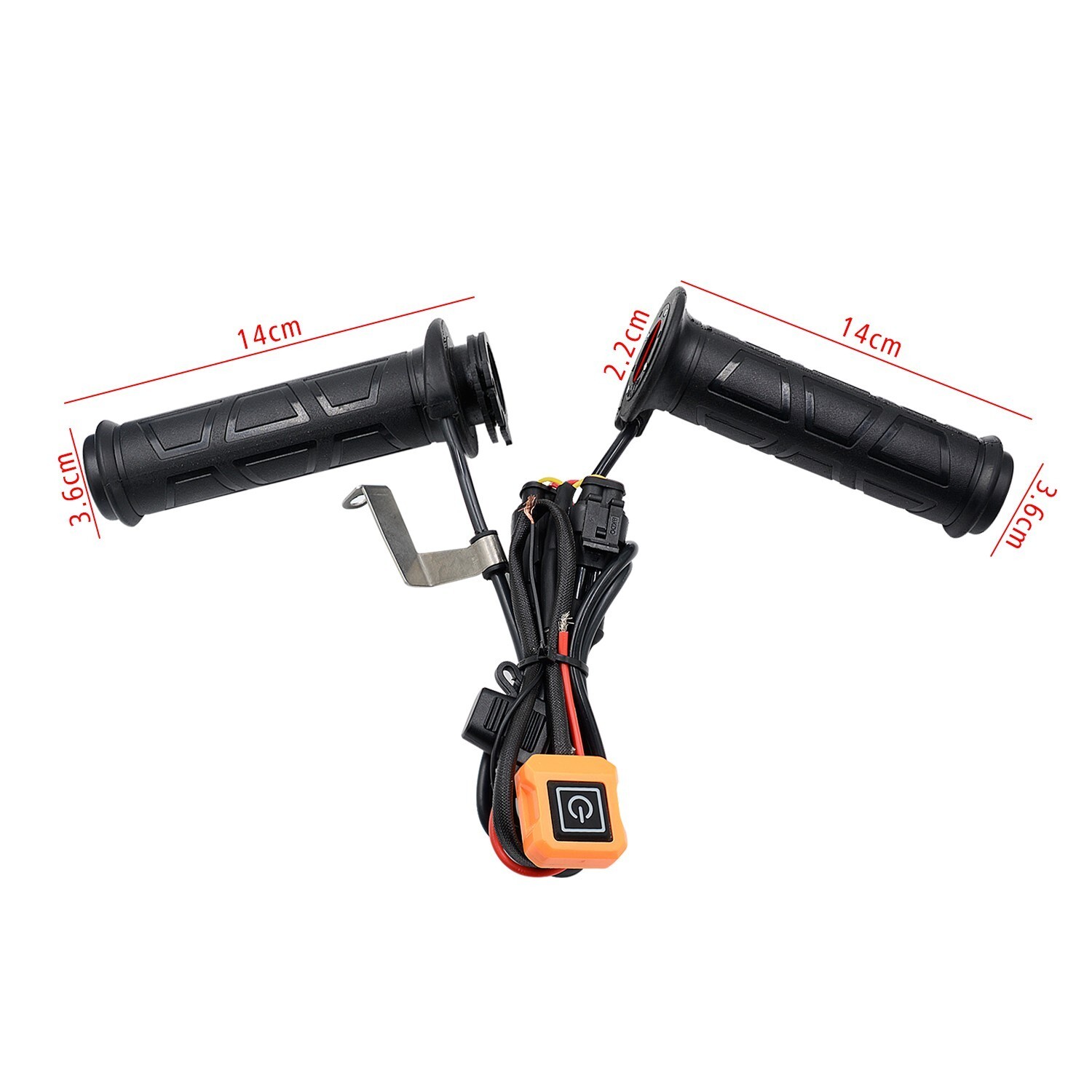 Elektrische Heizung Griff Motorrad DC12V Drei Gänge Schalten Hochwertig