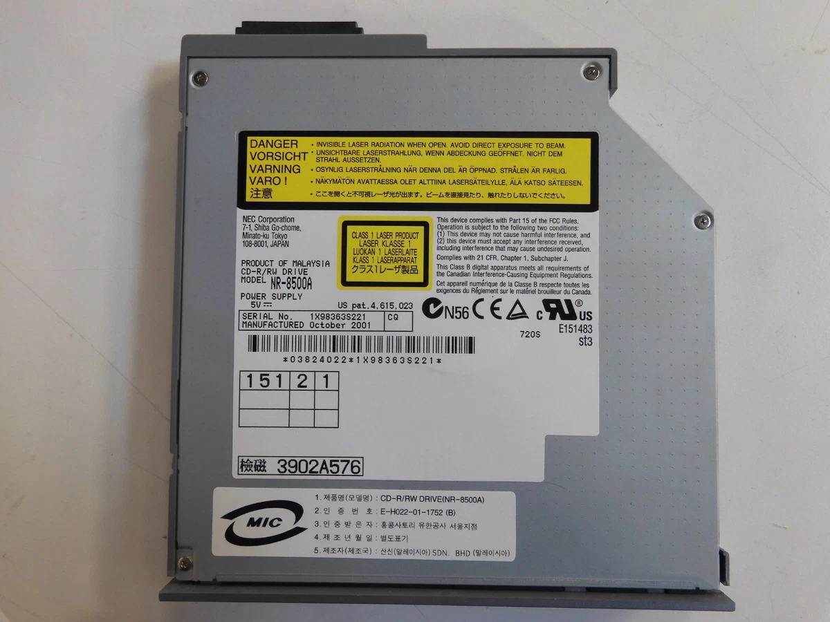 NEC NR-8500A CD-RWドライブ IDE接続 NEC CD-ROM PATA/IDE/EIDE CD, DVD & Blu-ray Drives for sale | eBay