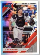 2019 Panini Donruss Baseball Career Stat Line SP/59 JT Realmuto #105