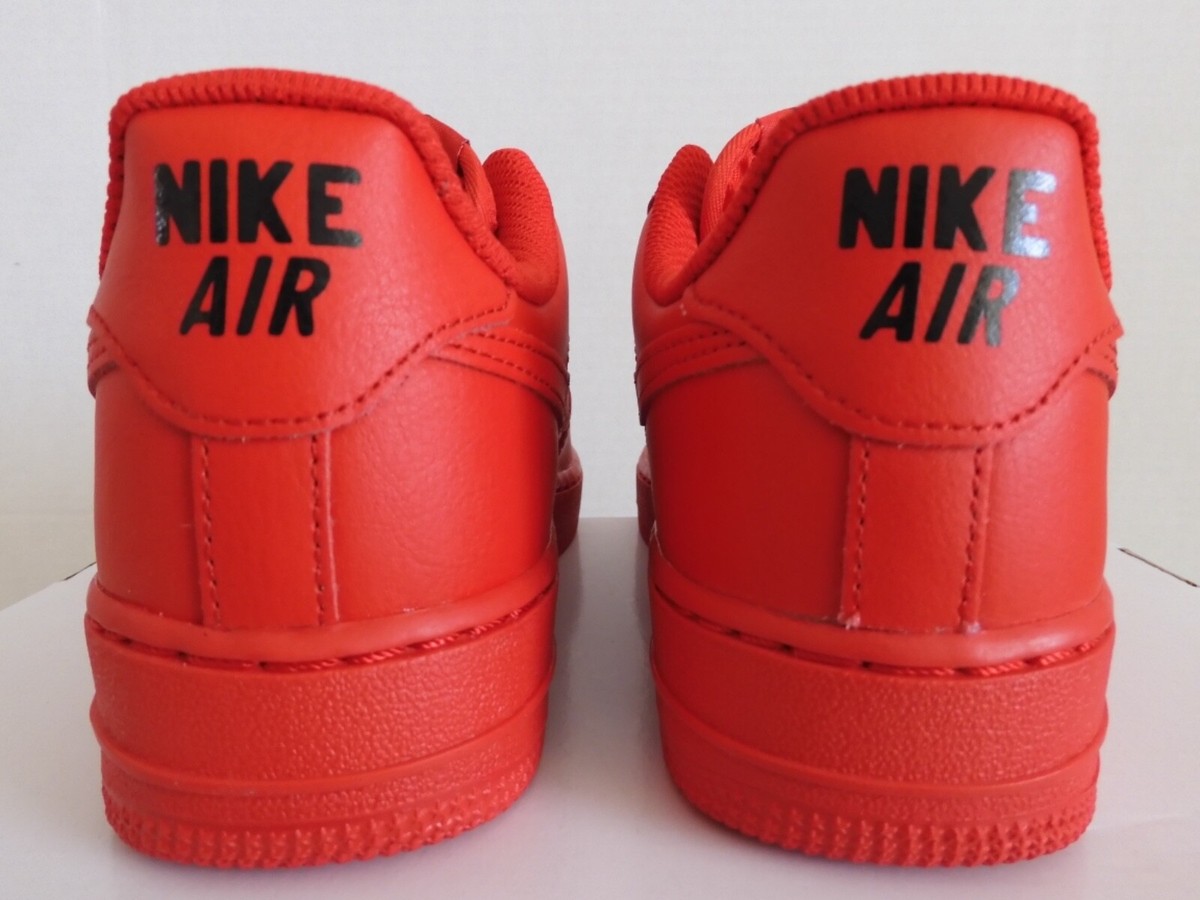 WMNS NIKE AIR FORCE 1 LOW ID “RED OCTOBER” RED-RED-RED SZ WMNS NIKE AIR FORCE 1 LOW ID “RED OCTOBER” RED-RED-RED SZ