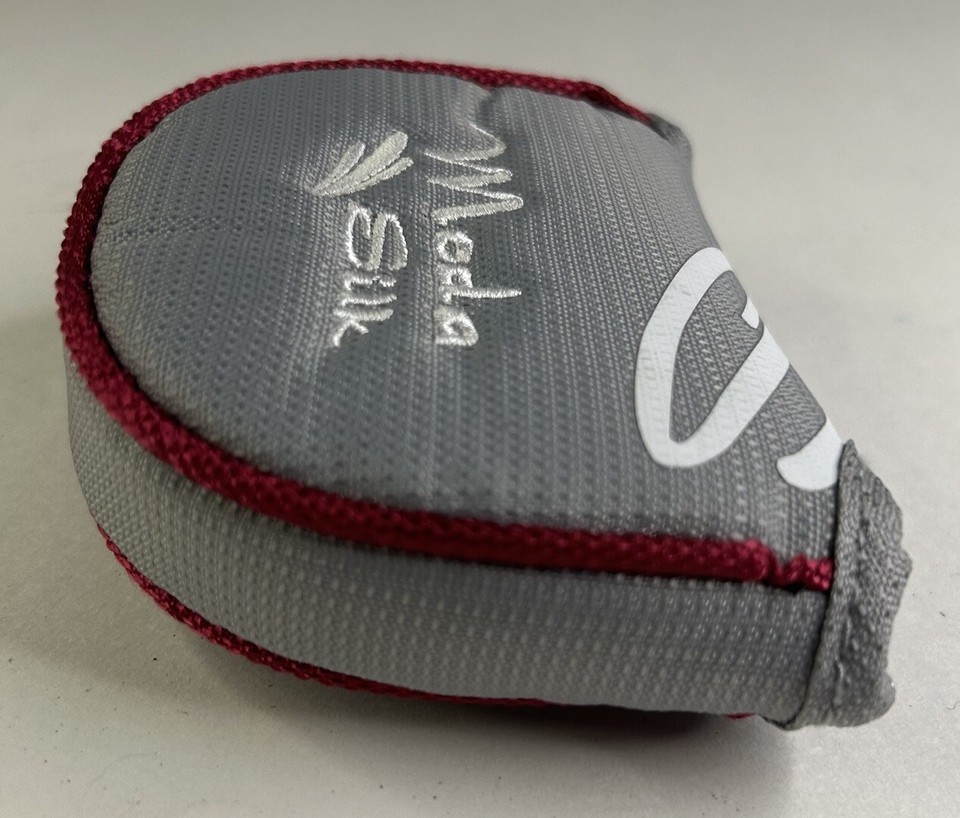 Tour Edge Moda Silk Ladies Mallet Style Gray/Pink Putter Golf Club Head