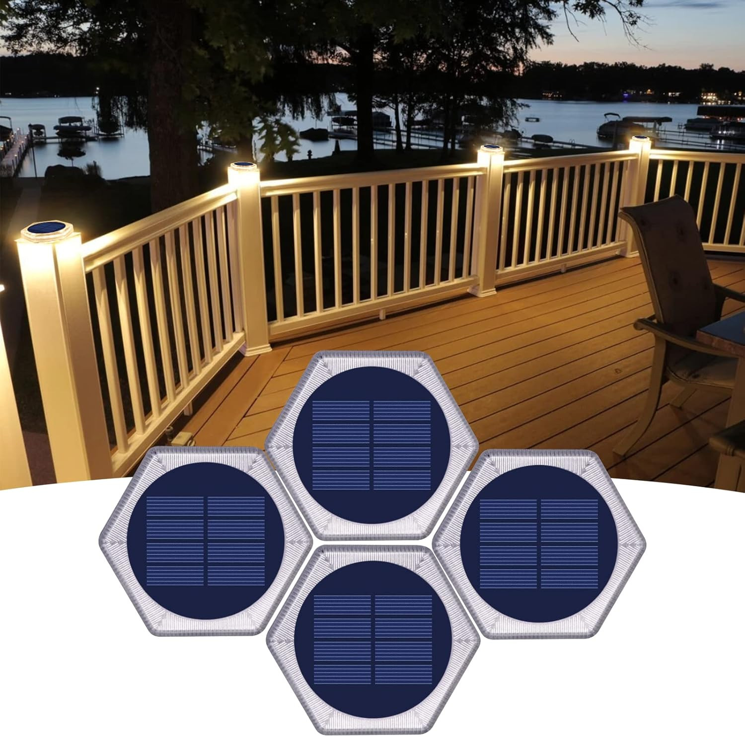 Lampade Solari Giardino Esterno IP68: Luci Solari Impermeabili Auto On/Off