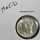 1945-D 10C Mercury Dime 90% Silver. #1635